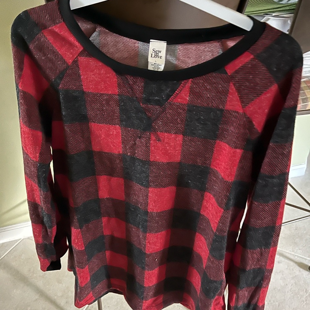 Sew In Love Red & Black Plaid Weekender